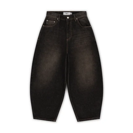 Garms Affiliated Baggy Denim Jeans Smoked Earth (5)