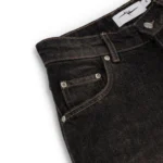 Garms Affiliated Baggy Denim Shorts Smoked Earth (2)