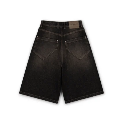 Garms Affiliated Baggy Denim Shorts Smoked Earth (3)