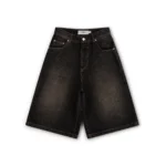 Garms Affiliated Baggy Denim Shorts Smoked Earth (4)
