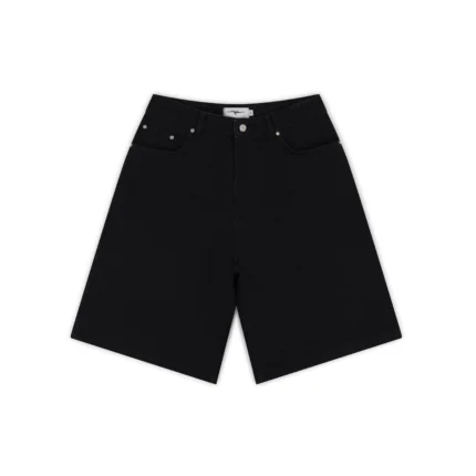 Garms Affiliated Baggy Denim Shorts True Black (3)