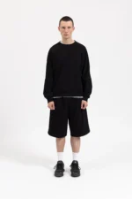 Garms Affiliated Drift Jogger Shorts True Black (3)