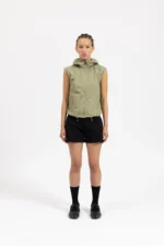 Garms Affiliated Hooded Vest Jacket Sage (2)