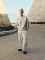 Garms Affiliated Signature Uncuffed Joggers Grey (6)