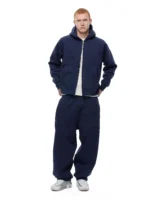 Garms Affiliated Signature Uncuffed Joggers Navy (2)