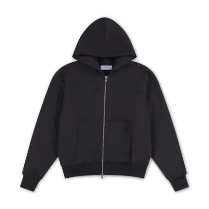 Garms Affiliated Signature Zip up Hoodie Black (5)