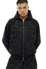 Garms Affiliated 84K Zip Up Hoodie Black (3)