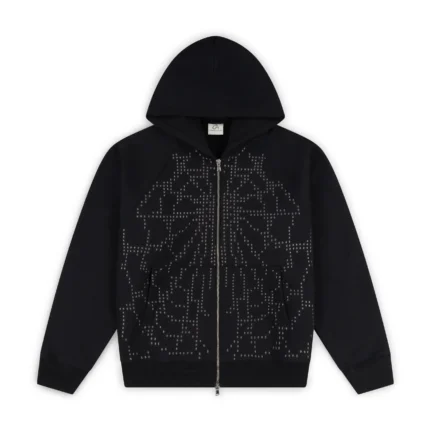 Garms Affiliated 84K Zip Up Hoodie Black (5)