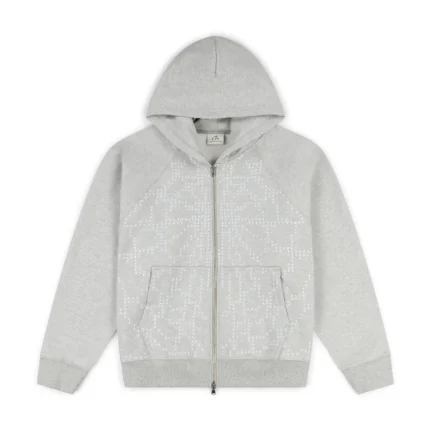 Garms Affiliated 84K Zip Up Hoodie Grey (5)