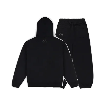 Garms Affiliated 84K Zip Up Tracksuit Black (6)
