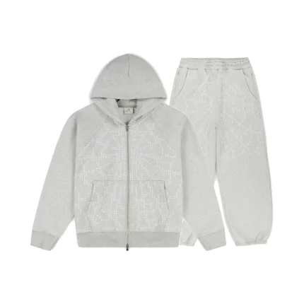 Garms Affiliated 84K Zip Up Tracksuit Grey (7)