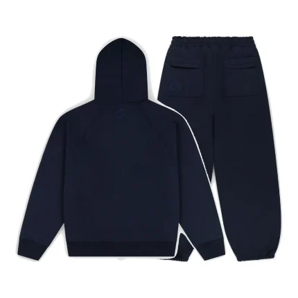 Garms Affiliated 84K Zip Up Tracksuit Navy (6)