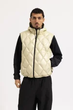 Garms Affiliated Hybrid Down Jacket Cream (9)