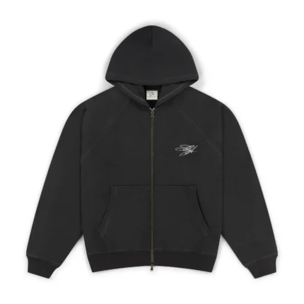 Garms Affiliated Overline Hoodie Olive (4)