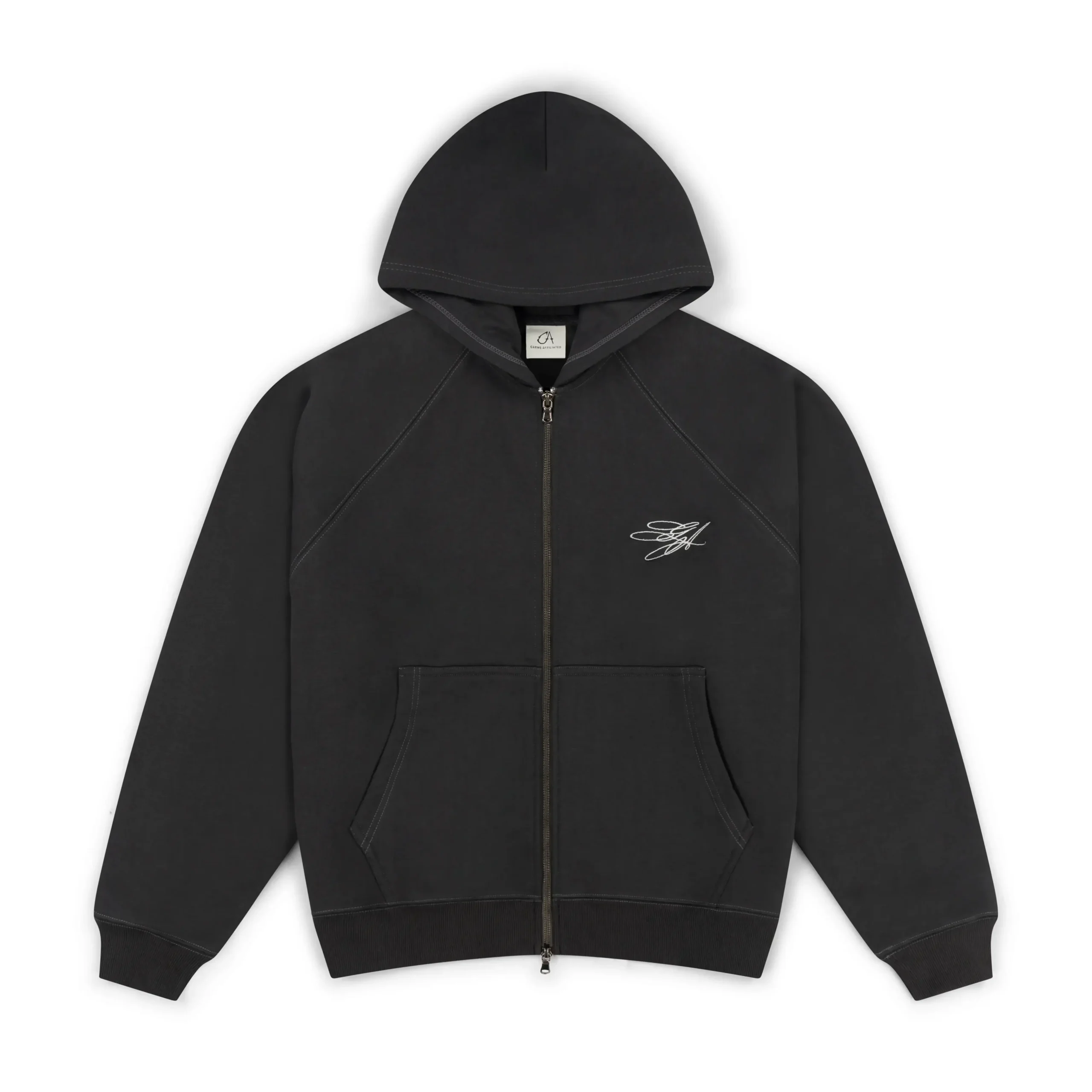 Garms Affiliated Overline Hoodie Olive (4) Garms Affiliated Overline Hoodie Olive (4)