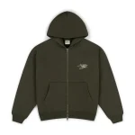 Garms Affiliated Overline Hoodie Olive (9)