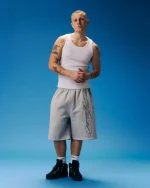 Garms Affiliated Overline Shorts Grey (3)