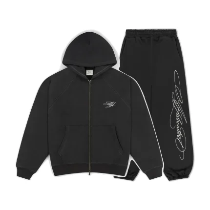 Garms Affiliated Overline Tracksuit Charcoal (1)