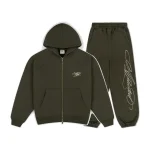 Garms Affiliated Overline Tracksuit Olive (7)