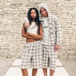 Garms Affiliated Plaid Jacket Beige (3)