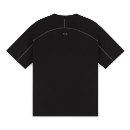 Garms Affiliated Raglan Panel T Shirt Black (4)
