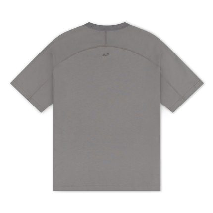 Garms Affiliated Raglan Panel T Shirt Slate Grey (1)