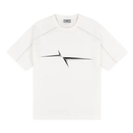 Garms Affiliated Raglan Panel T Shirt White (5)