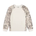 Garms Affiliated Reach Camo Waffle Longsleeve Cream (1)