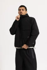 Garms Affiliated Ripstop Storm Weave Jacket Black (3)