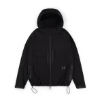 Garms Affiliated Ripstop Storm Weave Jacket Black (5)