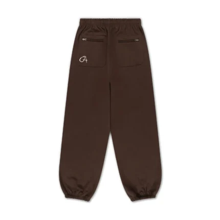 Garms Affiliated Signature Cuffed Joggers Brown (4)