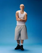 Garms Affiliated Signature Jogger Short Grey (3)