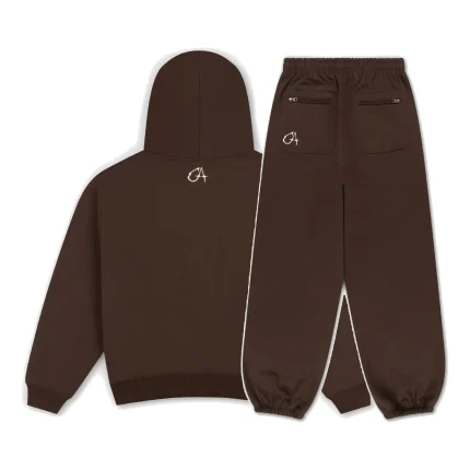Garms Affiliated Signature Tracksuit Brown (4)