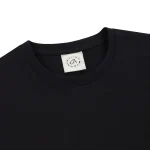 Garms Affiliated Signature Weave T Shirt Black (1)