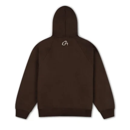 Garms Affiliated Signature Zip Up Hoodie Brown (3)