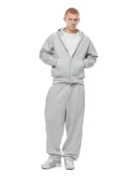 Garms Affiliated Signature Zip Up Hoodie Grey (3)