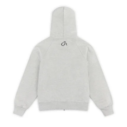 Garms Affiliated Signature Zip Up Hoodie Grey (4)