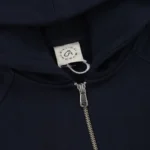 Garms Affiliated Signature Zip Up Hoodie Navy (2)