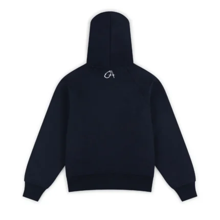 Garms Affiliated Signature Zip Up Hoodie Navy (4)
