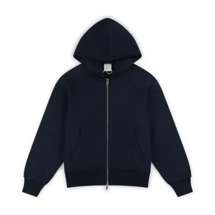 Garms Affiliated Signature Zip Up Hoodie Navy (5)