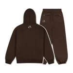 Garms Affiliated Signature Zip Up Tracksuit Brown (4)