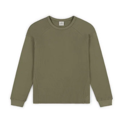 Garms Affiliated Waffle Longsleeve Sage (5)