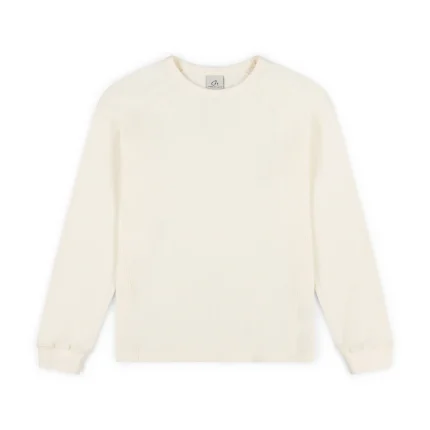 Garms Affiliated Waffle Longsleeve – Cream (4)