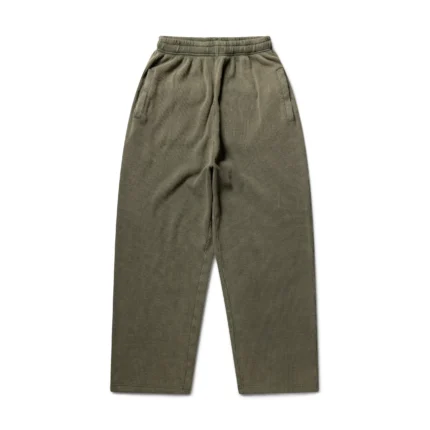 Garms Affiliated Waffle Uncuffed Jogger Dust Olive (1)