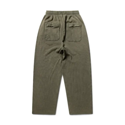 Garms Affiliated Waffle Uncuffed Jogger Dust Olive (6)