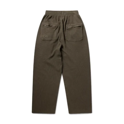 Garms Affiliated Waffle Uncuffed Jogger Oxide Brown (4)