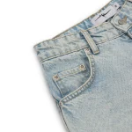 Garms Affiliated Baggy Denim Shorts Sun Bleached Blue (2)