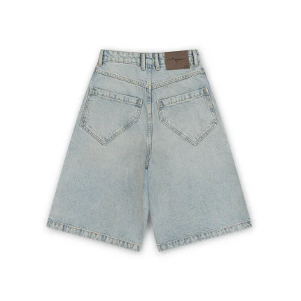 Garms Affiliated Baggy Denim Shorts Sun Bleached Blue (4)