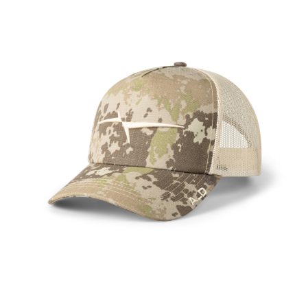 Garms Affiliated Mesh Camo Trucker Cap Desert