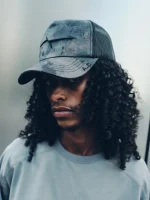 Garms Affiliated Mesh Camo Trucker Cap Dusk (4)